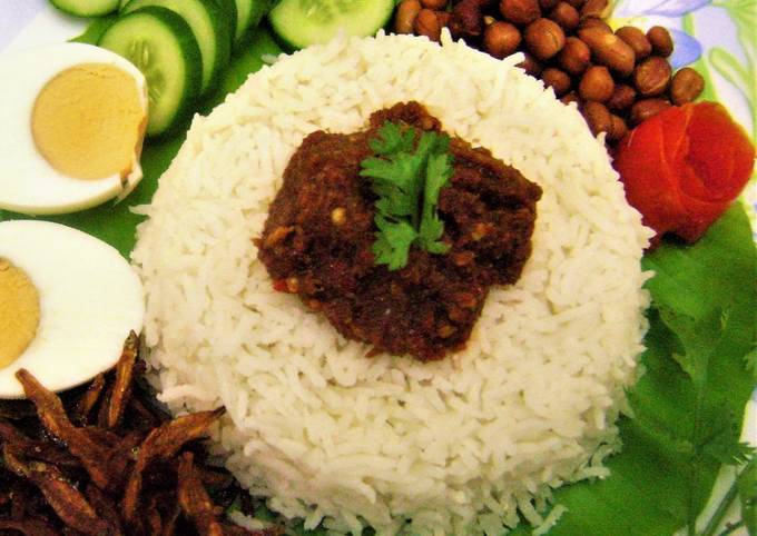 Nasi Lemak Fragrant Coconut Rice Malaysian Style Recipe By Bethica Das Cookpad 4094