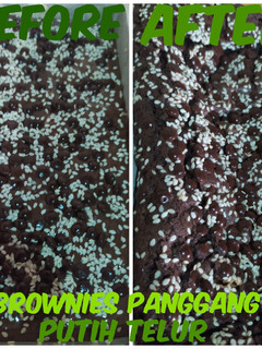 Foto resep Brownies panggang putih telur
