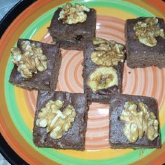 A picture of Banana Brownies.