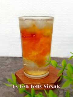 Foto resep Es Teh Jelly Sirsak