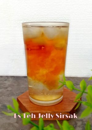 Foto resep Es Teh Jelly Sirsak