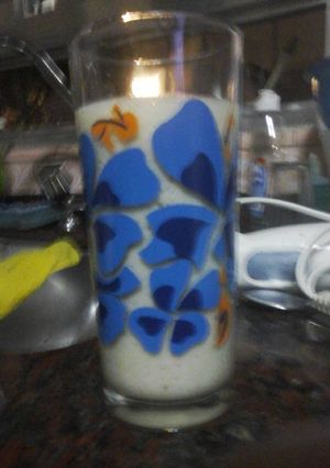 Una foto de Licuado de Banana súper fácil y sin licuadora!