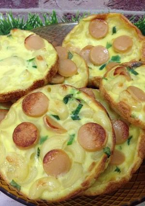 Foto resep Omelet Makaroni