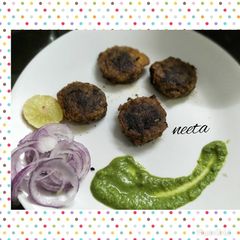 A picture of Minced Mutton Shammi Kebab.