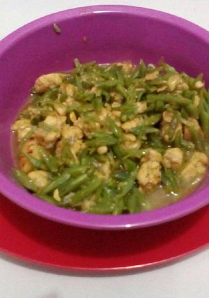 Foto resep Tumis buncis tempe bumbu kuning simpel