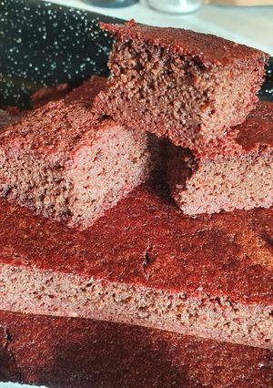 Céklás-karobporos Brownie recept fotója