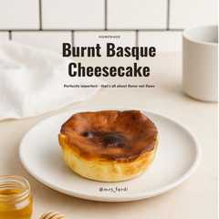 Burnt basque cheesecake-レシピのメイン写真