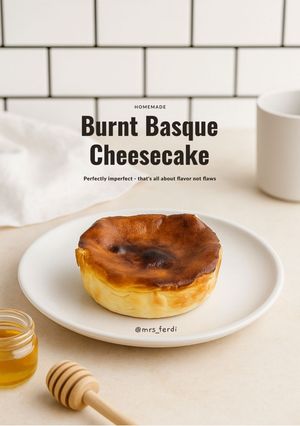 Foto resep Burnt basque cheesecake