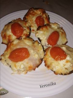 Φωτογραφία της συνταγής Μανιτάρια PortoBello 🍄🍄 στο φούρνο με 3 τυριά