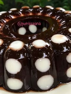Foto resep Puding Polkadot
