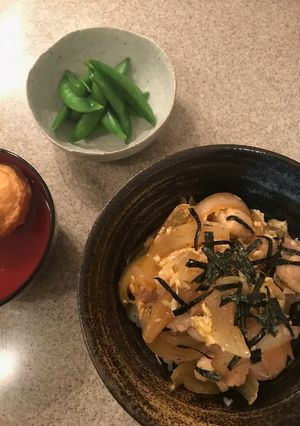 A picture of Oyako Don - Chicken and Egg Bowl - Japanese #easy.
