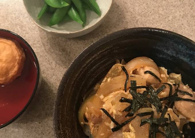 Oyako Don - Chicken and Egg Bowl - Japanese #easy recipe main photo