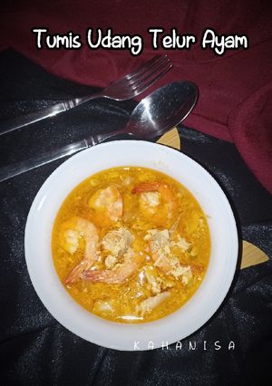 Foto resep Tumis Udang Telur Ayam
