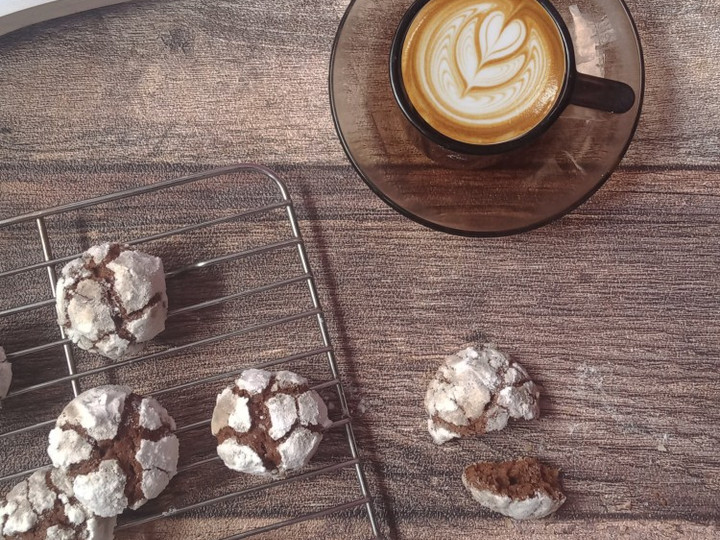 Resep Mocca crinkle cookies yang Sempurna