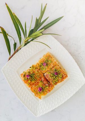 صورة لوصفة بسبوسة 🥧