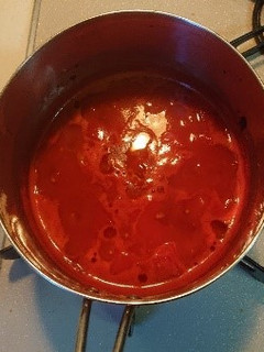 A picture of Tomato soup.