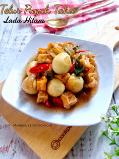 Foto resep Telur Puyuh Tahu Lada Hitam