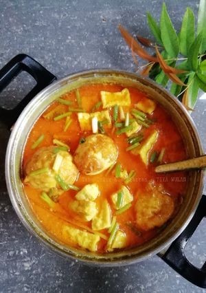 Foto resep Tahu Telur Kuah Santan