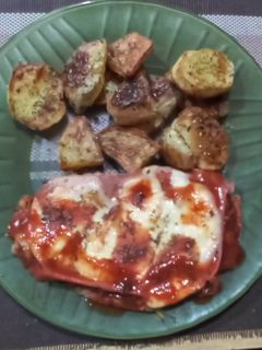 Una foto de Milanesas a la Napolitana de ternera !!!! 😋😄😉😉😋😋
