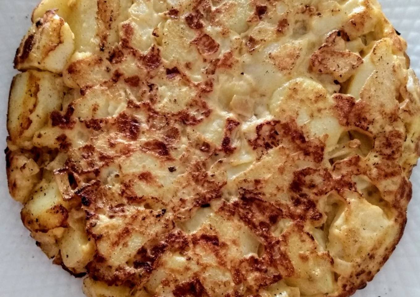 Tortilla de papas rápida y saludable 🥔✨