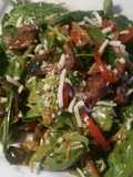 Steak & Spinach Salad w/ Mole Dressing