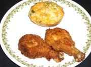 Una foto de pollo estilo kfc con panko