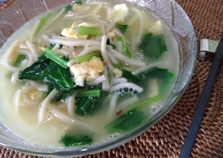 Resep Mie Telur Besar Masak kuah Anti Gagal