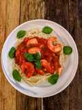 Shrimp pasta 🦐