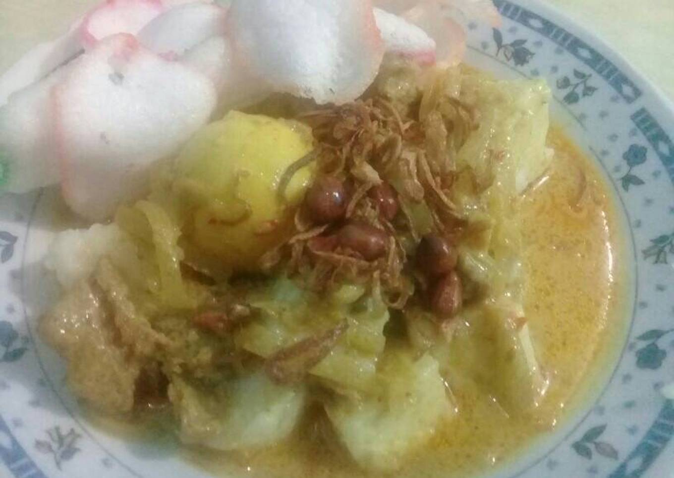 Ketupat Gulai cincang