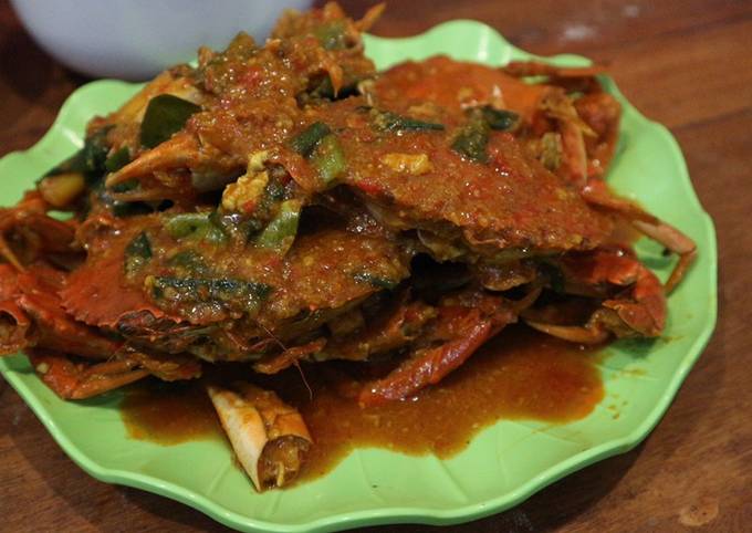 Kepiting saus padang