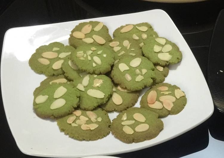 Cara Gampang Menyiapkan Green tea cookies yang Enak
