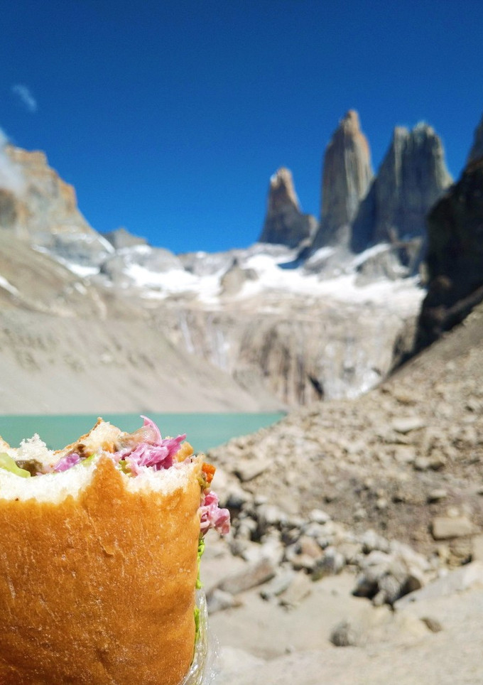 Una foto de Bocadillo vegetariano