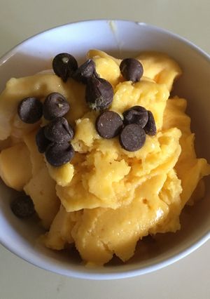 Una foto de Gelato de Melocotón-Piña-Mango