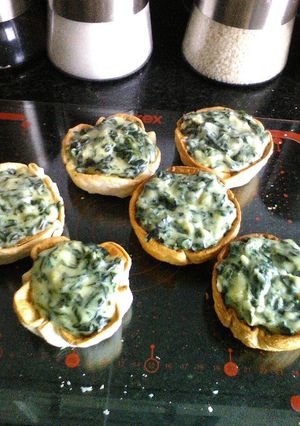 Una foto de Mini tartas de acelga