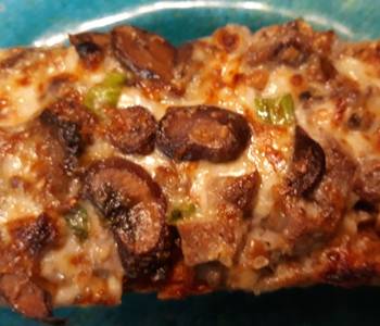 Easy Making Recipe Cheesy Mushroom Toast Very Delicious