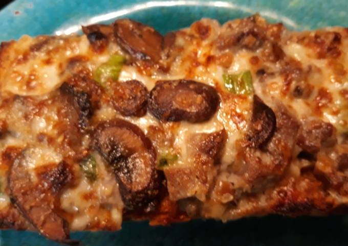 Simple Way to Prepare Super Quick Homemade Cheesy Mushroom Toast