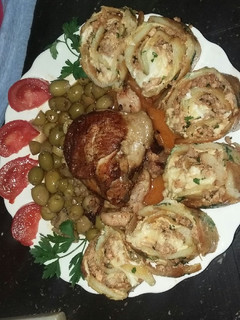 صورة لوصفة بطاطا رولي بالزيتون بنة ولا اروع