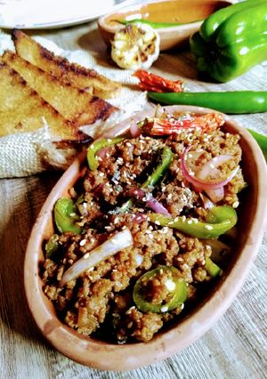 A picture of Twisted recipe beef dry chilli qeema.