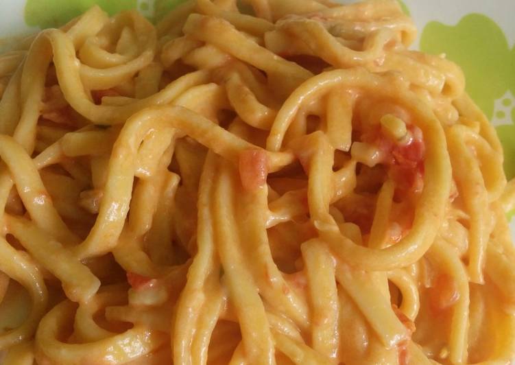 Macarrão com molho rosé