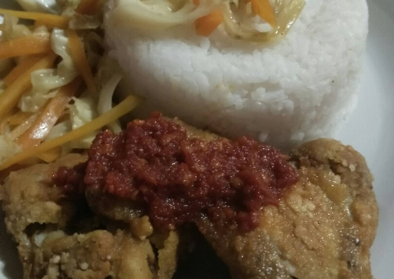 22. Ayam geprek