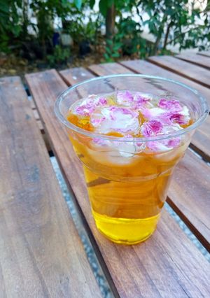عکسی از دستور شربت گلاب زعفران