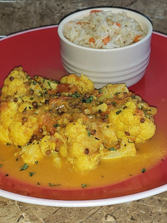 Una foto de Coliflor tikka masala