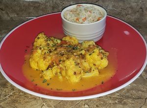 Una foto de Coliflor tikka masala