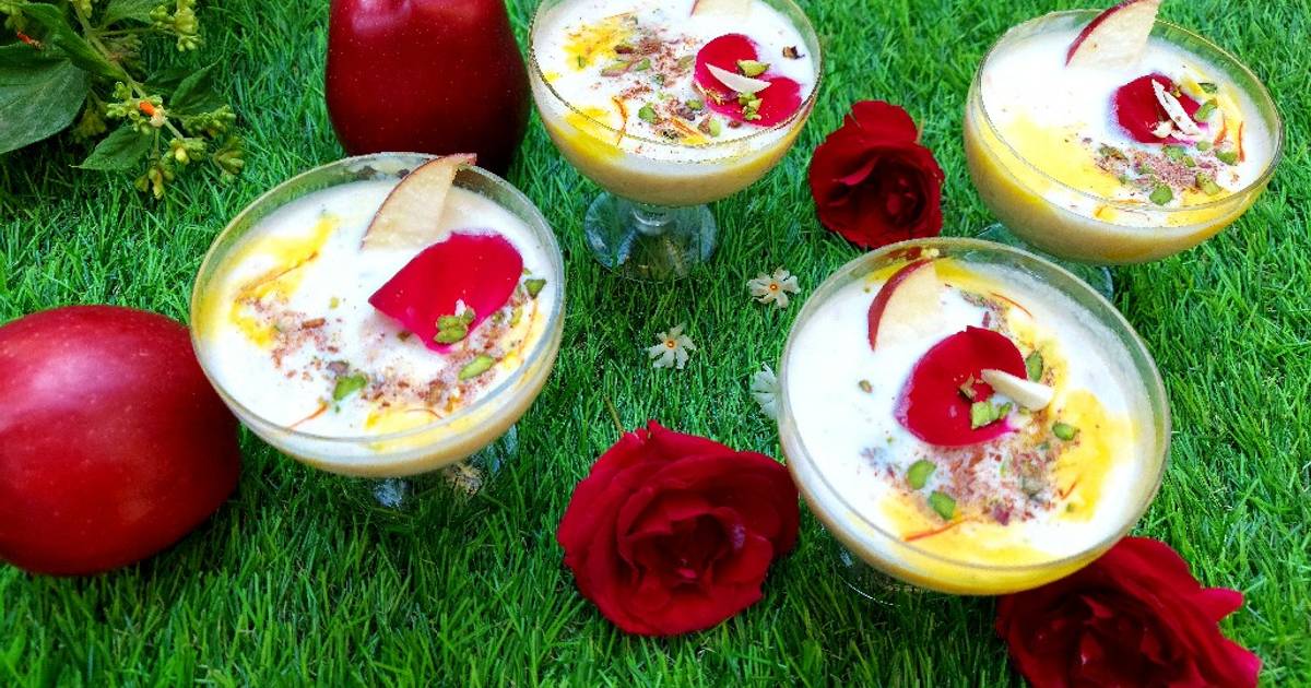 Apple Kheer 🍎 Recipe by Geeta Godhiwala Cookpad