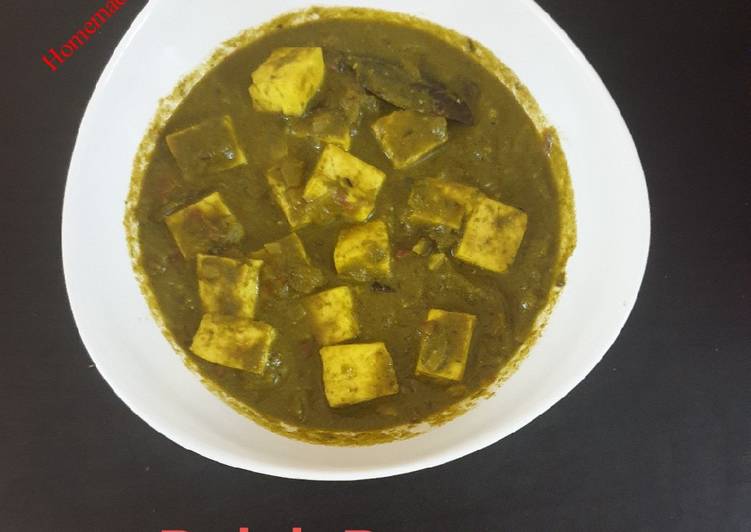 How to Prepare Homemade Palak paneer