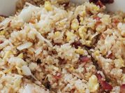 Gambar nasi goreng bacon
