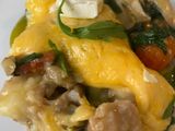 Sausage bake with veg