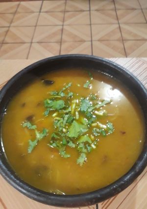 Una foto de Consomé de cochayuyo