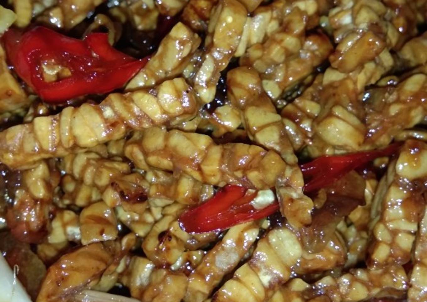 Sambal goreng tempe / kering tempe