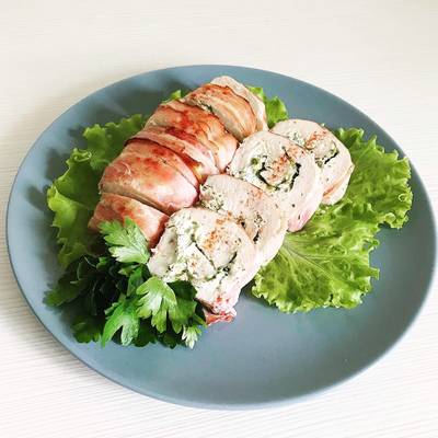 Куриные рулетики фото пошагово